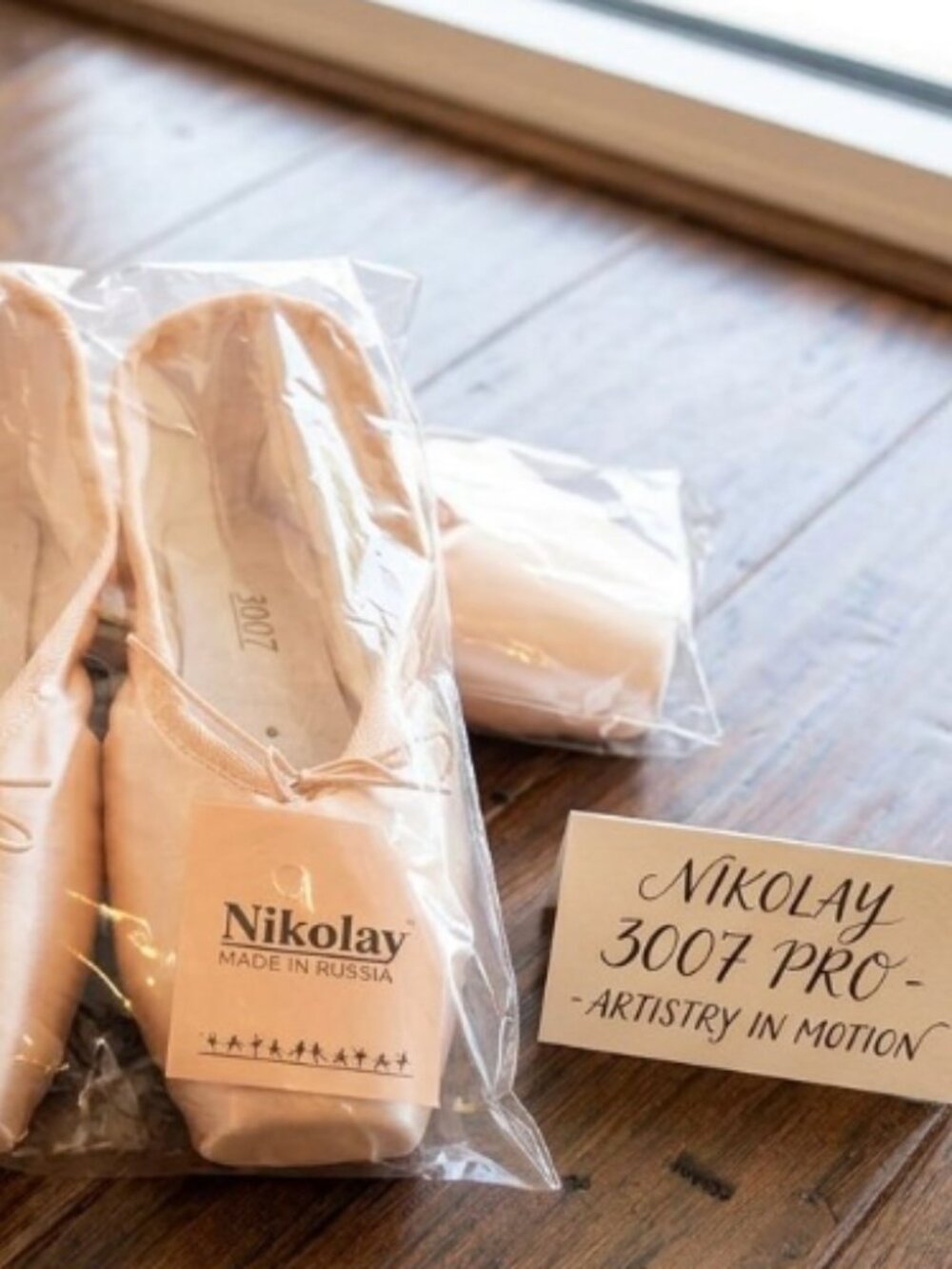 Nikolay 3007 Pro Ballet Pointe Shoes | Brand New